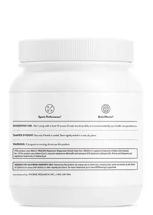 Thorne SynaQuell+ (12.6 oz) - NSF Certified nootropic powder for post-impact brain and cognitive support.