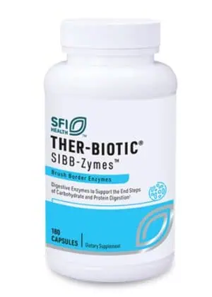 Ther-Biotic SIBB-Zymes - Brush border enzyme formula with DPP-IV for carbohydrate and protein digestion.