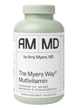 The Myers Way® Multivitamin Comprehensive, iron-free blend of vitamins and minerals selected for premium absorption and bioavailability