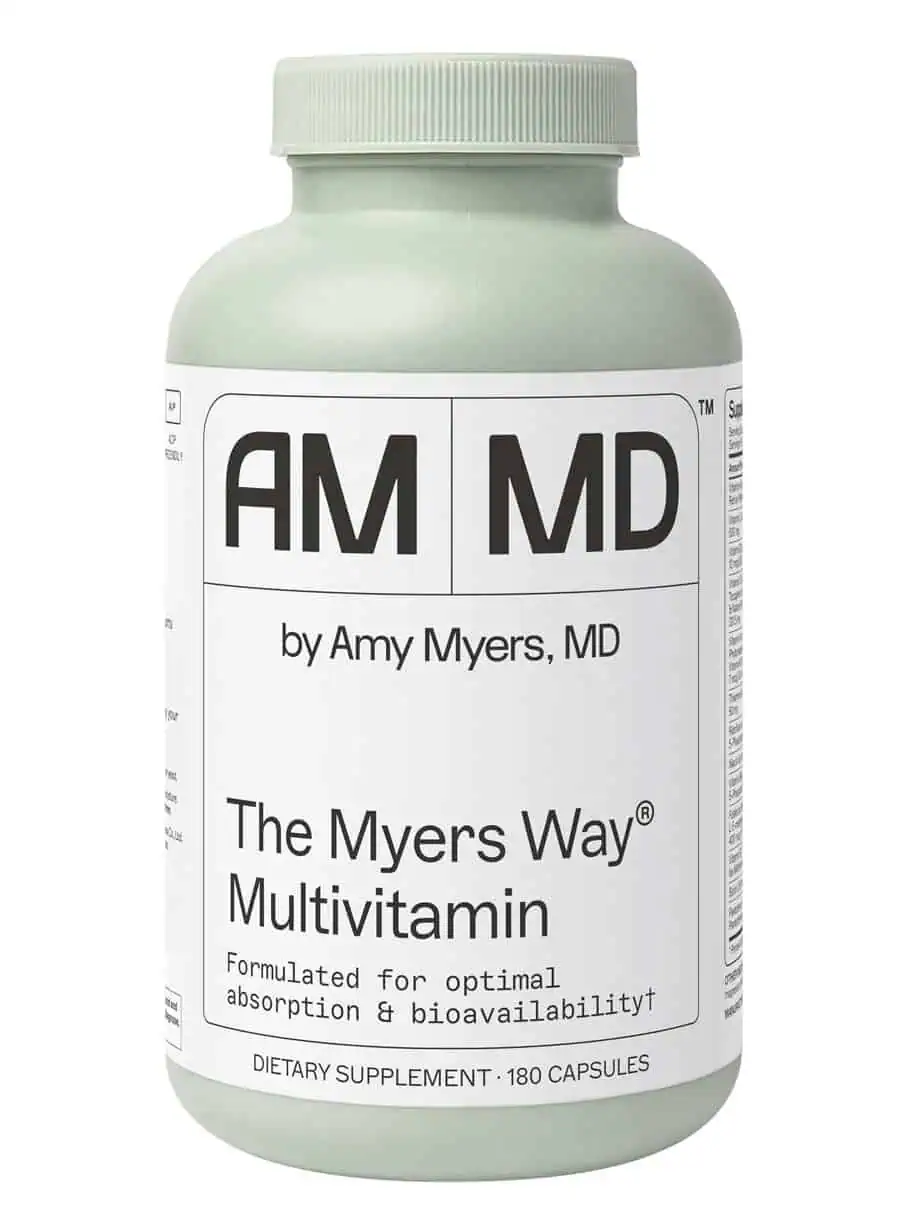 The Myers Way® Multivitamin Comprehensive, iron-free blend of vitamins and minerals selected for premium absorption and bioavailability
