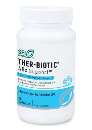 Ther-Biotic ABx Support - Probiotic blend with S. boulardii for use during antibiotic therapy.