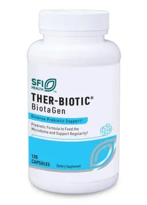 Ther-Biotic Biotagen Capsules - Prebiotic blend with inulin and beta-glucan for digestive and immune support.