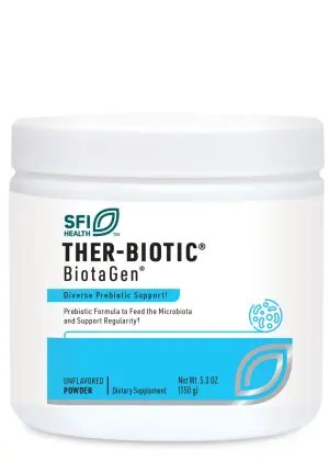 Ther-Biotic Biotagen Powder - Prebiotic blend with inulin and beta-glucan for digestive and immune support.