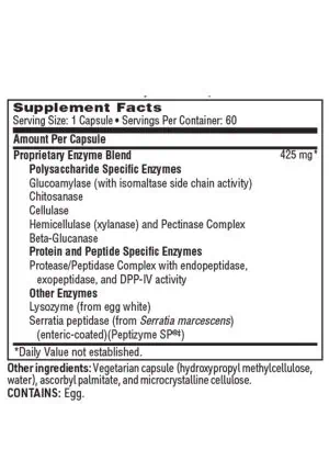Ther-Biotic InterFase - Enzyme formula designed to disrupt the gastrointestinal biofilm matrix.