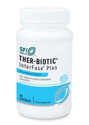 Ther-Biotic InterFase Plus - Enzyme and EDTA formula for biofilm disruption.