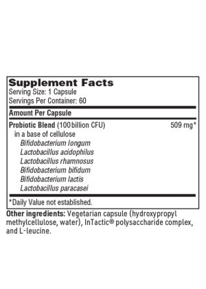 Ther-Biotic Leaky Gut (Factor 6) - 100 billion CFU probiotic for gut barrier and immune support.