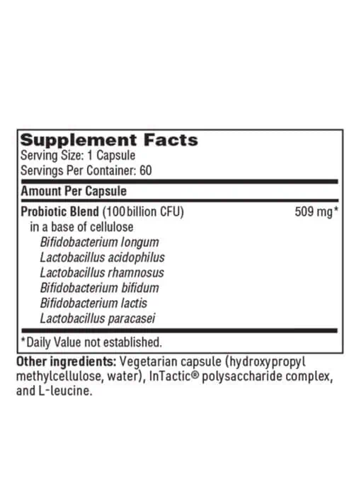Ther-Biotic Leaky Gut (Factor 6) - 100 billion CFU probiotic for gut barrier and immune support.