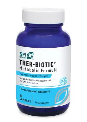 Ther-Biotic Metabolic Formula - 7-strain, 25 billion CFU probiotic for metabolism and weight management support.