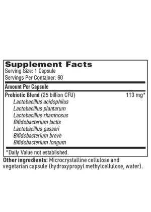 Ther-Biotic Metabolic Formula - 7-strain, 25 billion CFU probiotic for metabolism and weight management support.