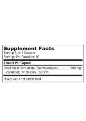 Ther-Biotic Postbiotic - 500mg of EpiCor dried yeast fermentate for immune and gut health.