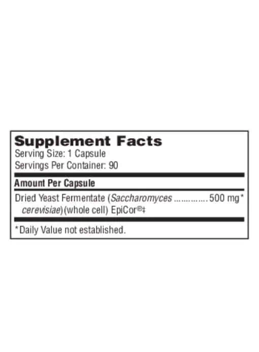 Ther-Biotic Postbiotic - 500mg of EpiCor dried yeast fermentate for immune and gut health.