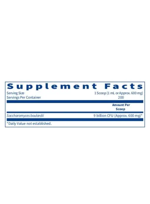 Ther-Biotic Saccharomyces Boulardii Powder - 9 billion CFU beneficial yeast for gut and immune health.