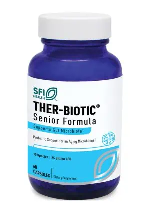 Ther-Biotic Senior Formula - 10-strain, 25 billion CFU probiotic for adults over 60.