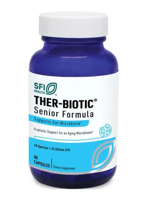 Ther-Biotic Senior Formula - 10-strain, 25 billion CFU probiotic for adults over 60.