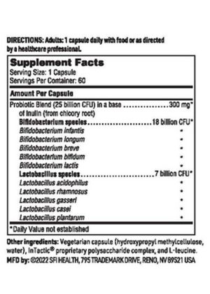 Ther-Biotic Senior Formula - 10-strain, 25 billion CFU probiotic for adults over 60.