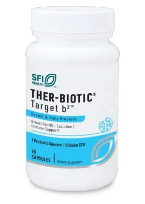 Ther-Biotic Target B2 - Probiotic with Lactobacillus fermentum for breast health in nursing mothers.