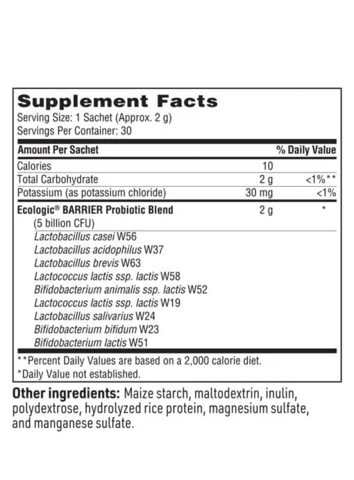 Ther-Biotic Target GBx - 9-strain probiotic with Ecologic BARRIER for mood and gut-brain axis support.
