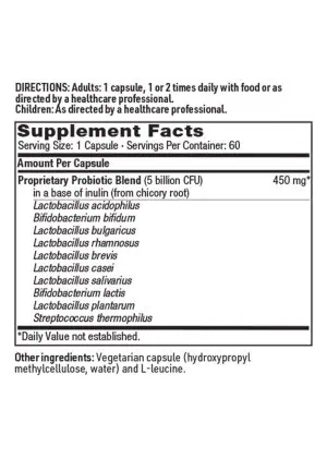 Ther-Biotic Vital-10 - 10-species, 5 billion CFU probiotic for comprehensive GI function.