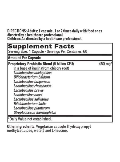 Ther-Biotic Vital-10 - 10-species, 5 billion CFU probiotic for comprehensive GI function.