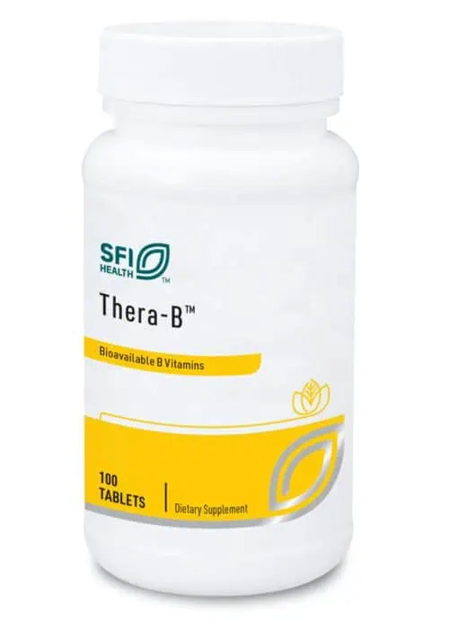 Thera-B - A high-potency B-complex with activated forms of Folate and B12.