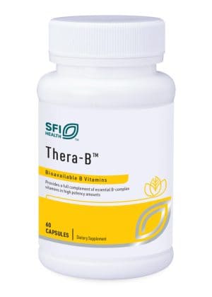 Thera-B - A high-potency B-complex with active forms of folate and B12.