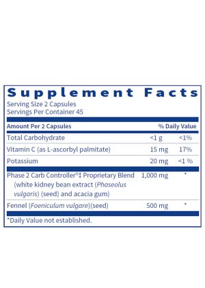 SFI Health TheraSlim - with Phase 2 Carb Controller white kidney bean extract for weight management.