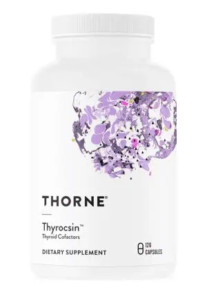 Thorne Thyrocsin (120 Capsules) - nutritional and botanical supplement for thyroid support.