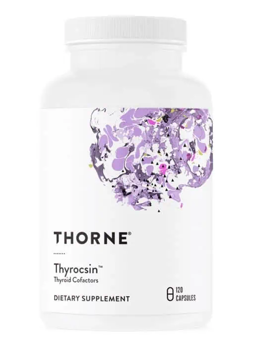 Thorne Thyrocsin (120 Capsules) - nutritional and botanical supplement for thyroid support.