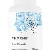 Thorne Trace Minerals (90 Capsules) - chelated mineral complex with zinc, selenium, and boron.