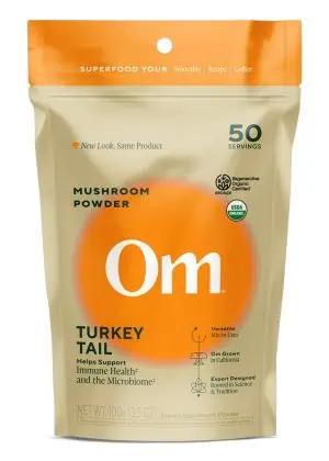 Turkey Tail Organic Mushroom Powder Helps support immune health and gut health