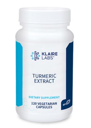 Turmeric Extract - Standardized to 95% curcuminoids for supporting a healthy inflammatory response.
