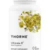 Thorne Ultimate-E (60 Gelcaps) - Natural vitamin E with mixed tocopherols for antioxidant and cardiovascular support.