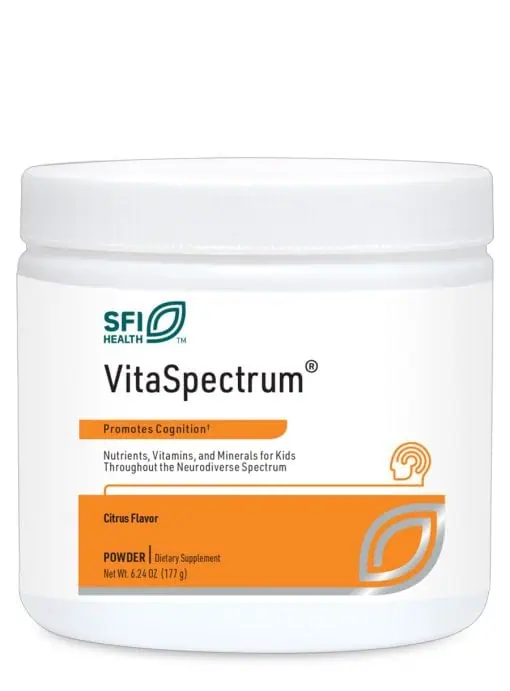 Vitaspectrum Powder (Citrus) - A comprehensive multivitamin and mineral powder for children.