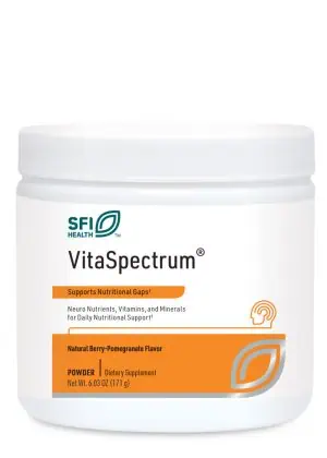 VitaSpectrum Powder - Berry-Pomegranate flavored multivitamin and mineral supplement for nutritional support.