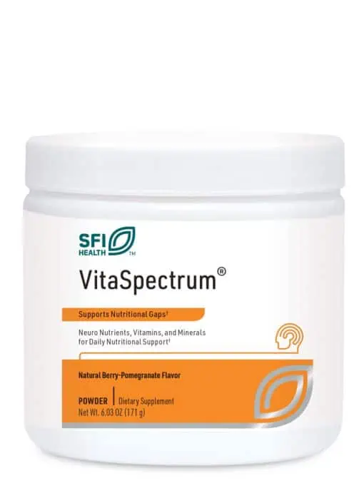 VitaSpectrum Powder - Berry-Pomegranate flavored multivitamin and mineral supplement for nutritional support.