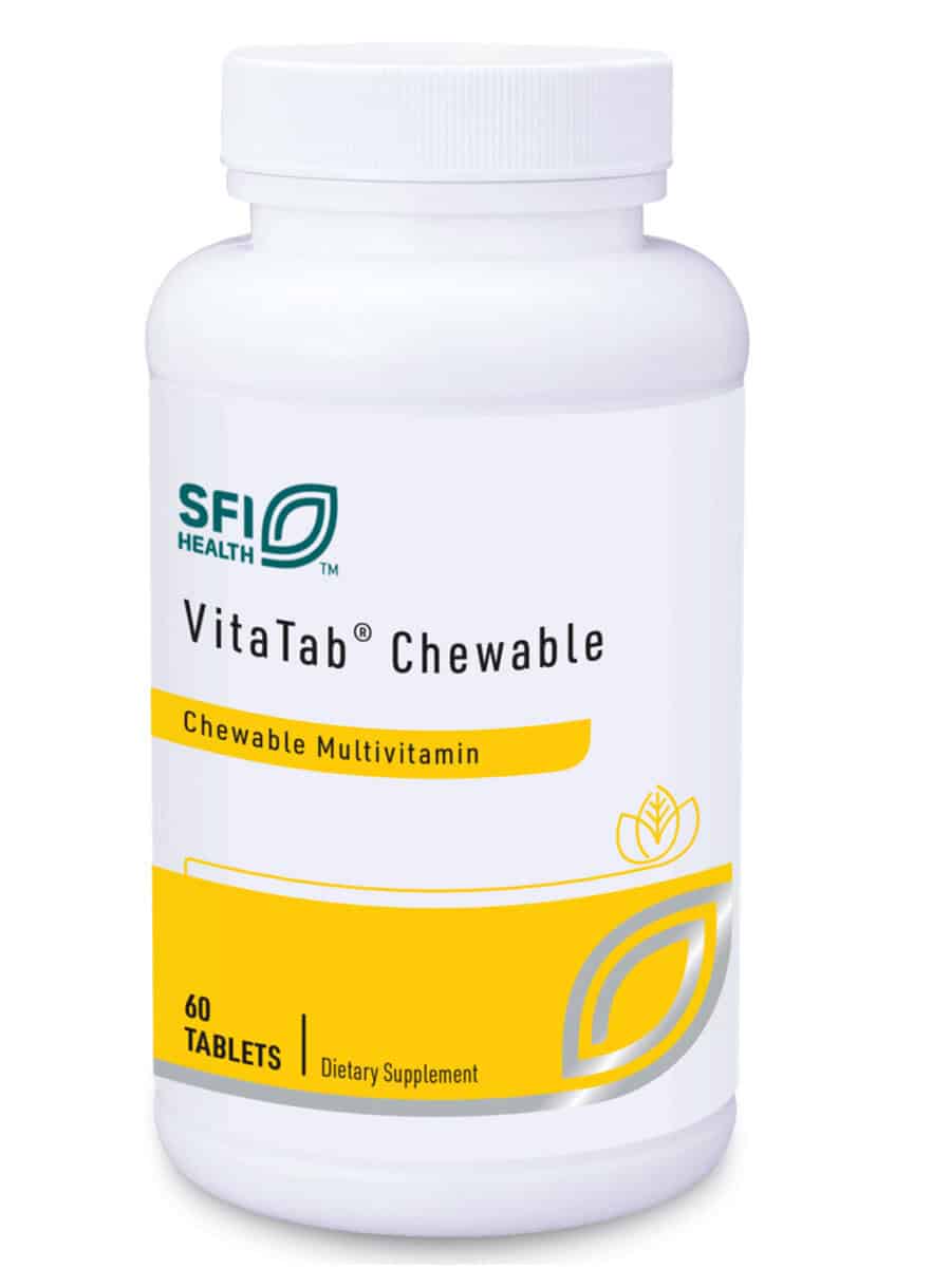 Vitatab Chewable - A comprehensive multi-vitamin and mineral wafer for children and adults.
