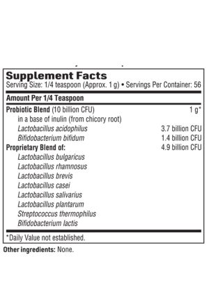 Ther-Biotic Vital-10 Powder - 10-species, 10 billion CFU probiotic for comprehensive GI health.