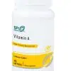 Vitamin A 25,000 IU - from retinyl palmitate and fish liver oil for vision and immune health.