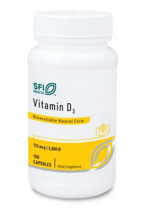 Vitamin D3 5000IU - A high-potency supplement for bone, immune, and cellular health.