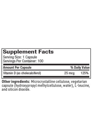 Vitamin D3 1000IU - A supplement for bone, immune, and cellular health.