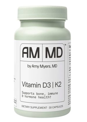 Vitamin D3/K2 10,000 IU Capsules Supports bone, immune, and hormone health