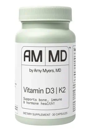 Vitamin D3/K2 10,000 IU Capsules Supports bone, immune, and hormone health