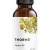 Thorne Vitamin K2 Liquid - High-potency liquid vitamin K2 (MK-4) drops for bone and heart health.
