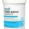 Ther-Biotic Synbiotic - 50 billion CFU, 7-strain shelf-stable probiotic with Sunfiber prebiotic.