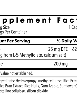 L-Methylfolate 15 mg with Glycine: A Therapeutic-Strength Folate for Advanced Methylation Support