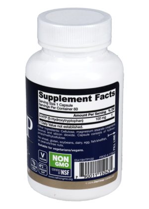 Jarrow Formulas 5-HTP 100mg -- serotonin support, mental health - Back