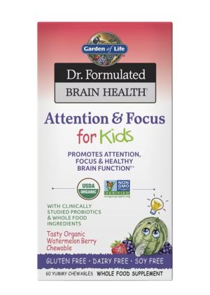 Dr. Formulated Attention & Focus For Kids Watermelon Berry 60 Chewables