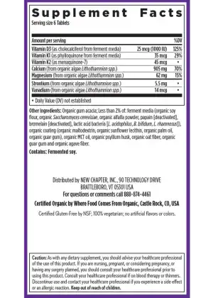 New Chapter Bone Strength Take Care(TM) Tiny Tabs -- plant calcium, bone health