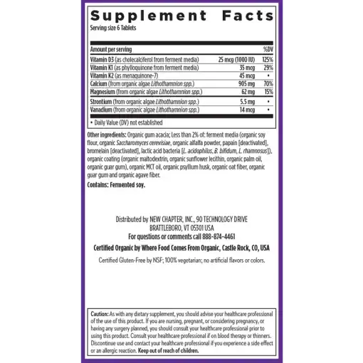New Chapter Bone Strength Take Care(TM) Tiny Tabs -- plant calcium, bone health