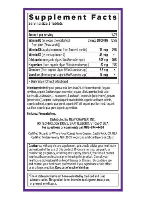 New Chapter Bone Strength Take Care(TM) -- organic calcium, bone support